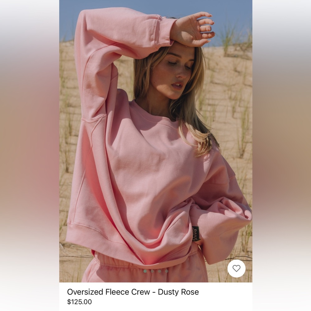 Daily Drills Fleece Crewneck Sweatshirt NWT